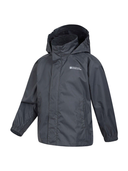 Dsiney Kidz - Mountain Warehouse Black Pakka II Waterproof Jacket image 4