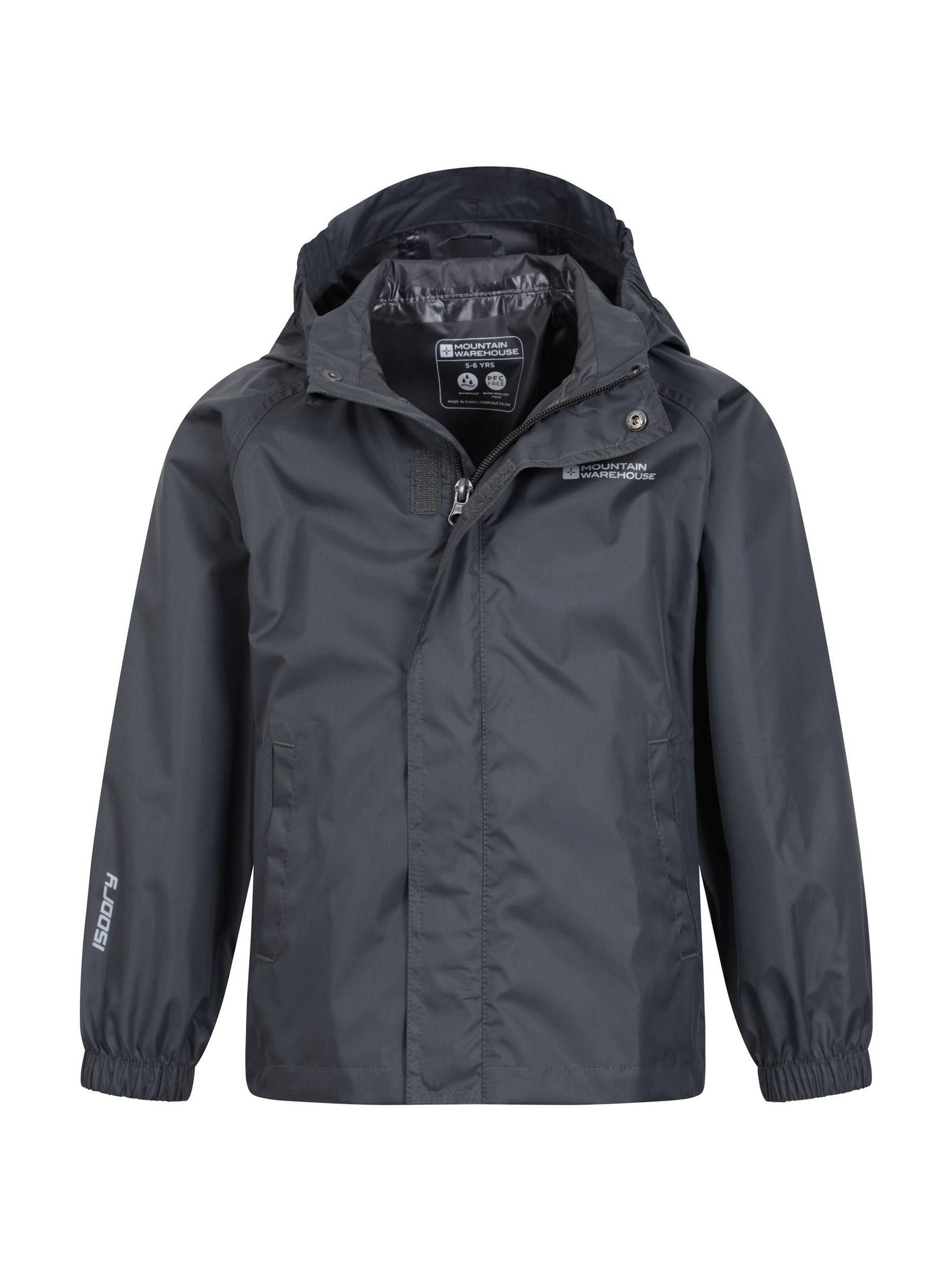 Dsiney Kidz - Mountain Warehouse Black Pakka II Waterproof Jacket image 5