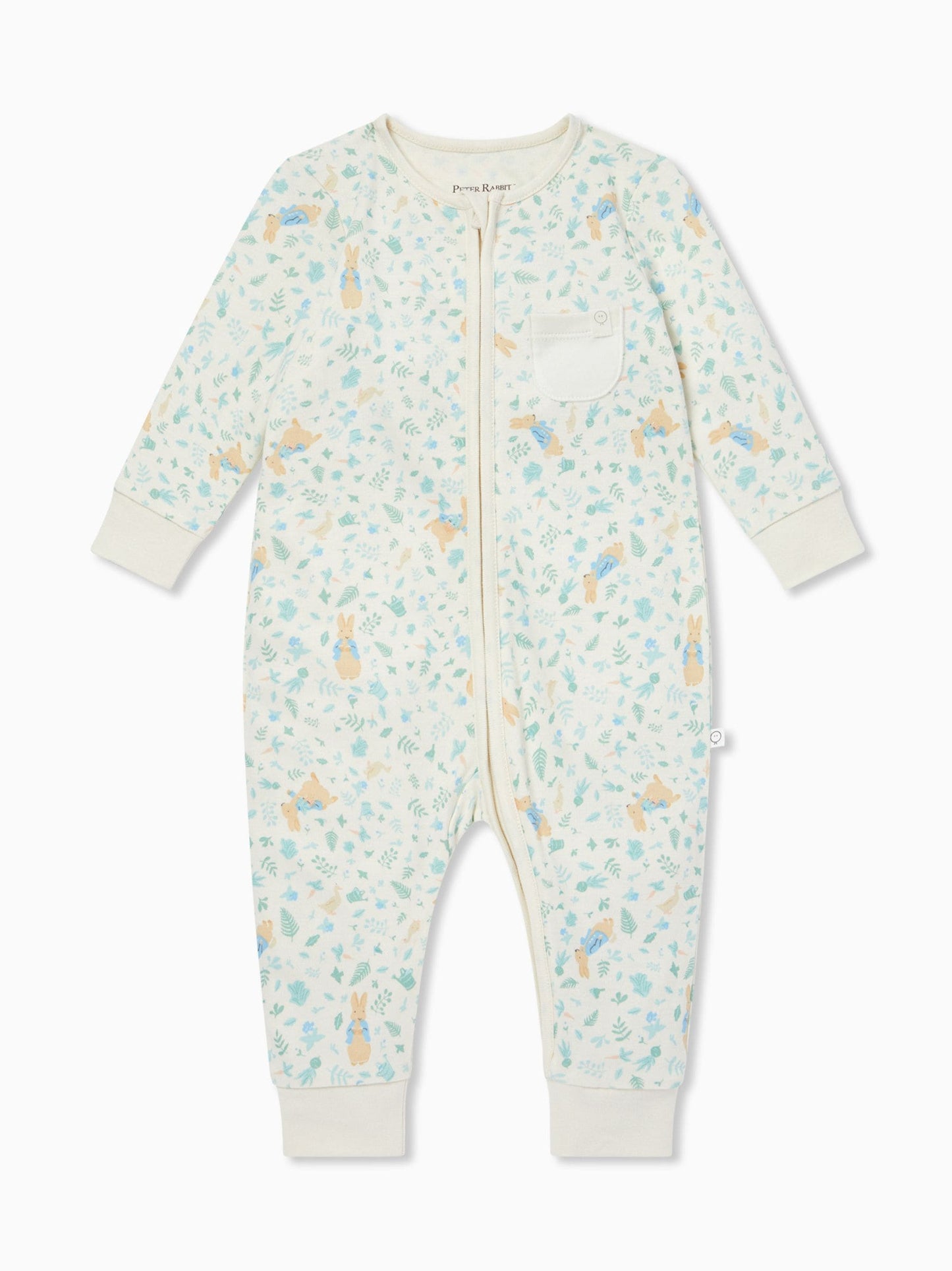 MORI Cream Peter Rabbit Supersoft 2 Way Zip-Up Clever Sleepsuit image 5
