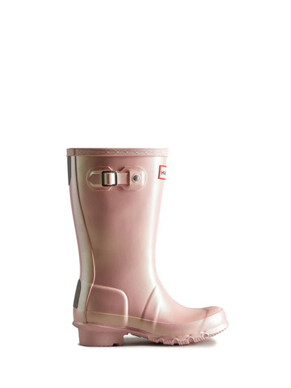 Hunter Metallic Pink Original Nebula Wellies image 1