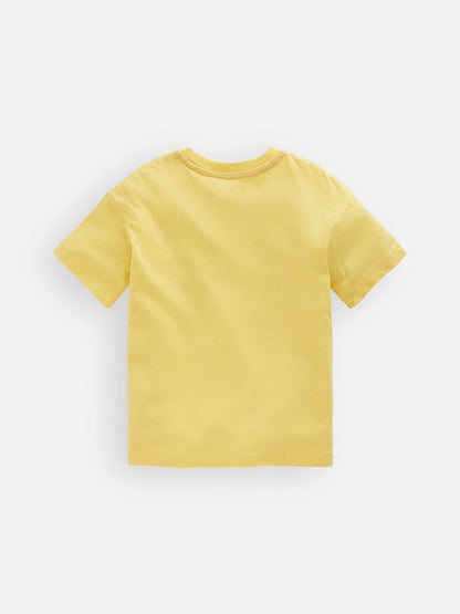 Boden Yellow Short Sleeve Badge T-Shirt image 2
