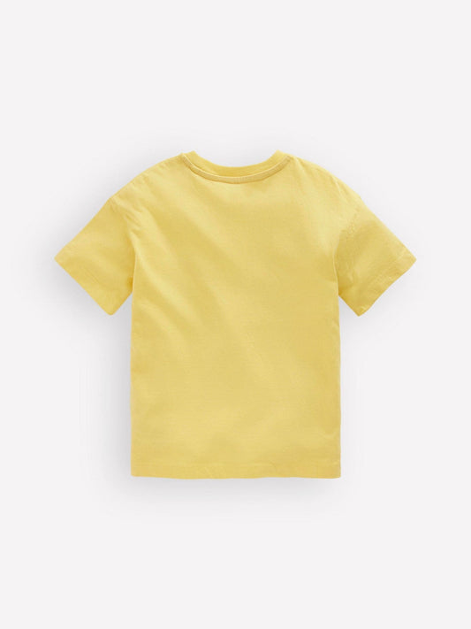 Boden Yellow Short Sleeve Badge T-Shirt image 2