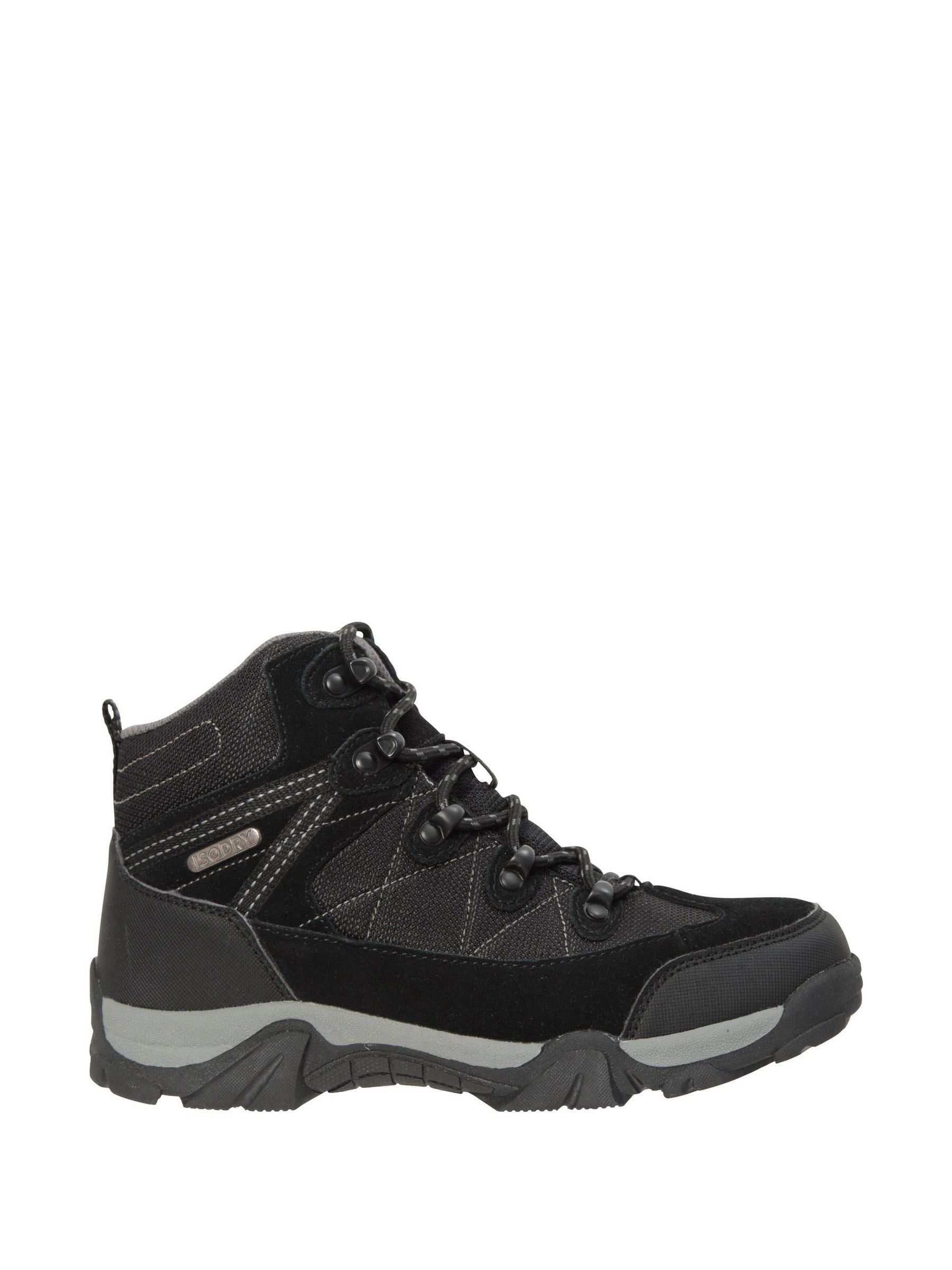 Mountain Warehouse Black Trail Kids Waterproof Walking Boots image 1