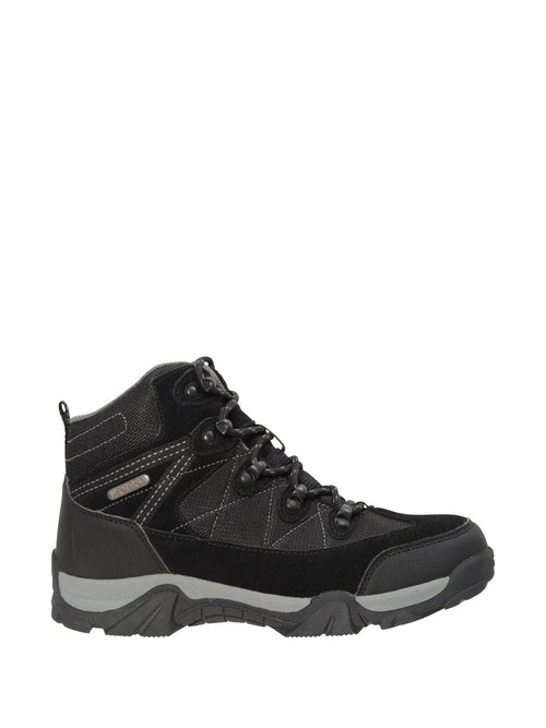 Mountain Warehouse Black Trail Kids Waterproof Walking Boots image 1