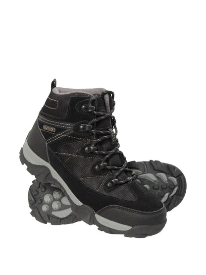 Mountain Warehouse Black Trail Kids Waterproof Walking Boots image 3