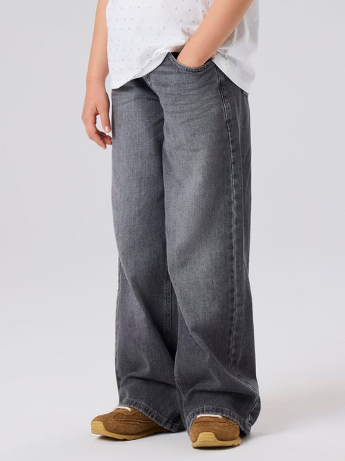 Dsiney Kidz - Name It Wash Grey Wide Leg Jeans image 1
