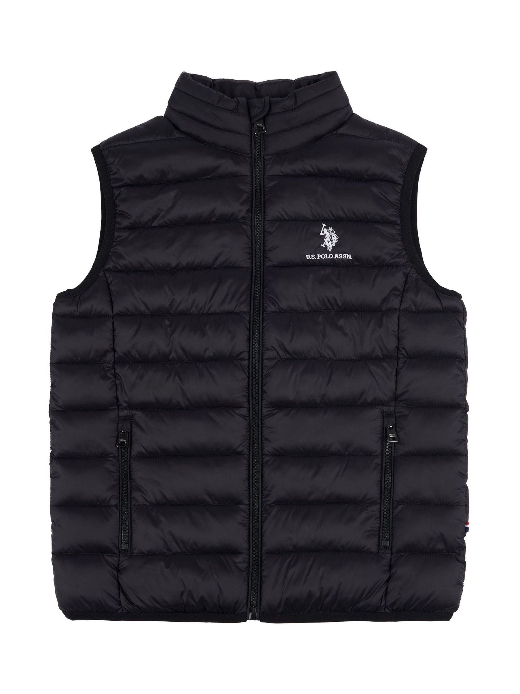 Dsiney Kidz - U.S. Polo Assn. Black Bound Quilted Boys Gilet image 5
