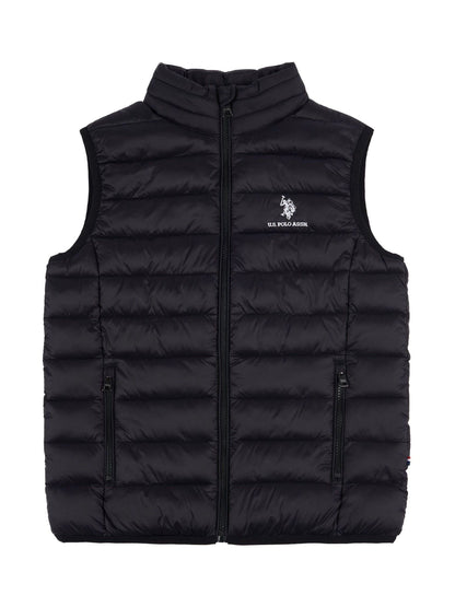 Dsiney Kidz - U.S. Polo Assn. Black Bound Quilted Boys Gilet image 5