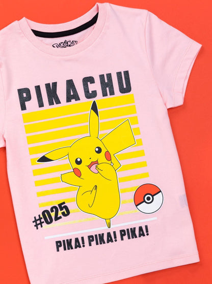 Dsiney Kidz - Vanilla Underground Pink Girls Pokemon 100% Cotton T-Shirt image 3