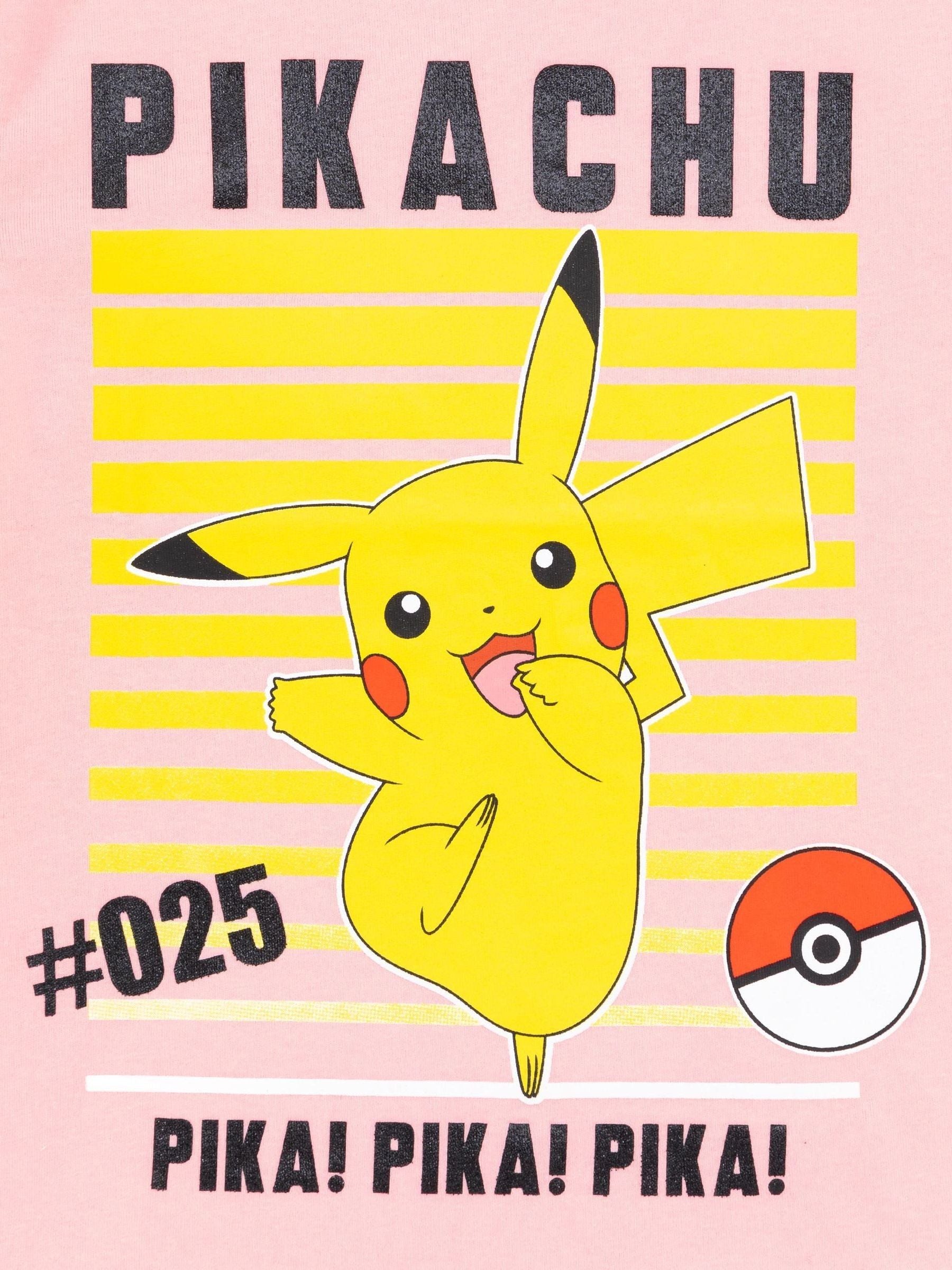 Dsiney Kidz - Vanilla Underground Pink Girls Pokemon 100% Cotton T-Shirt image 4