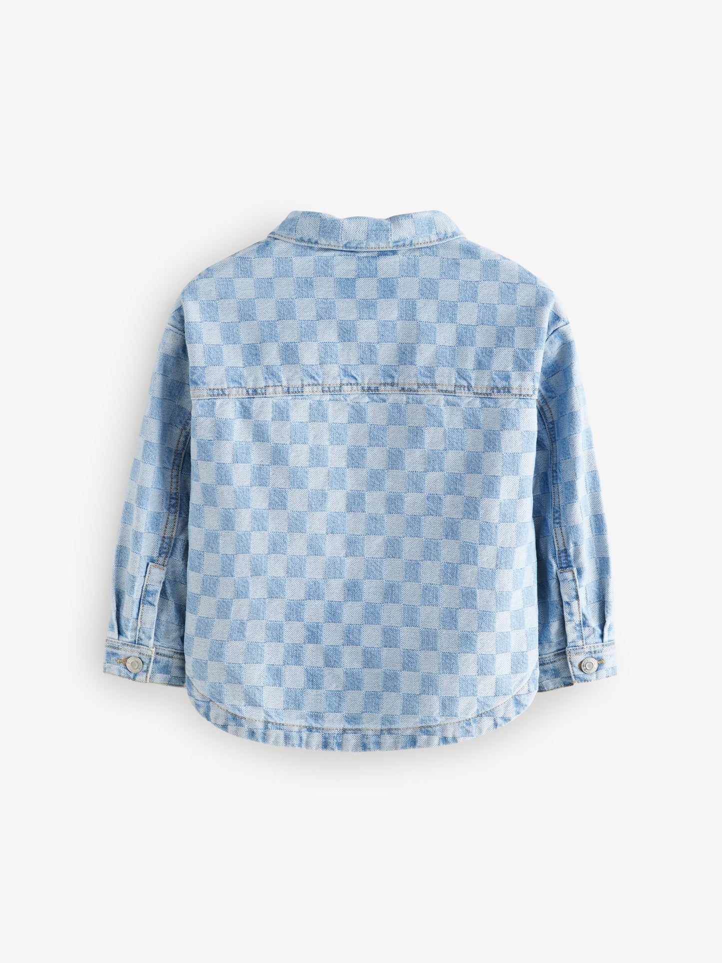 Check Denim Shacket (3-16yrs)