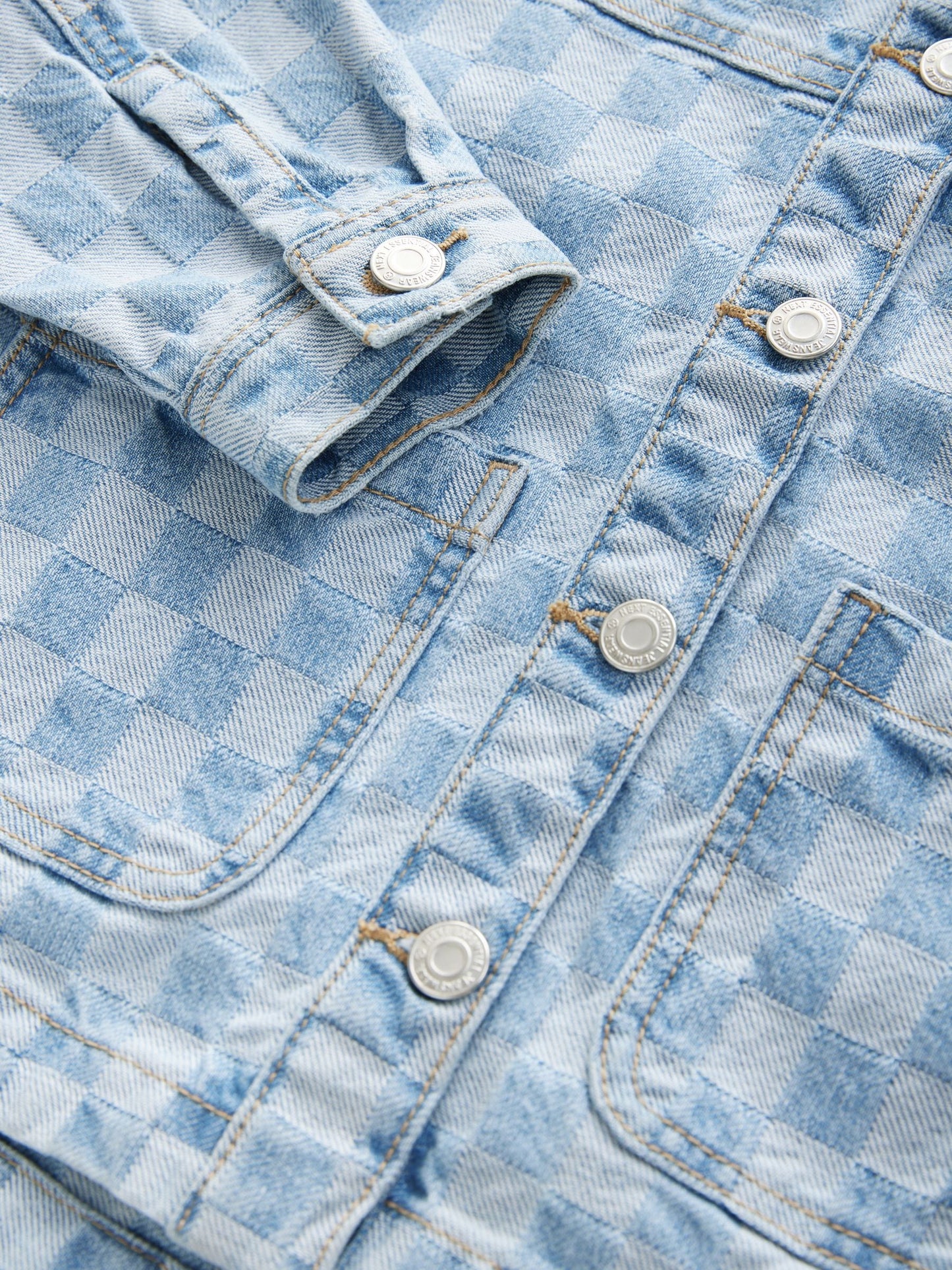 Check Denim Shacket (3-16yrs)
