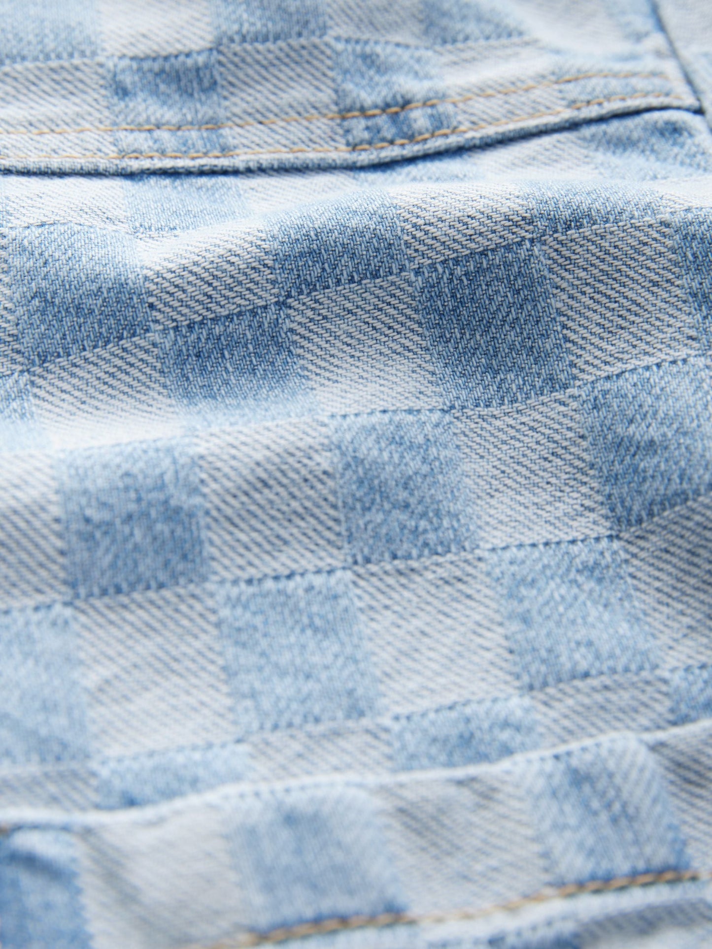 Check Denim Shacket (3-16yrs)