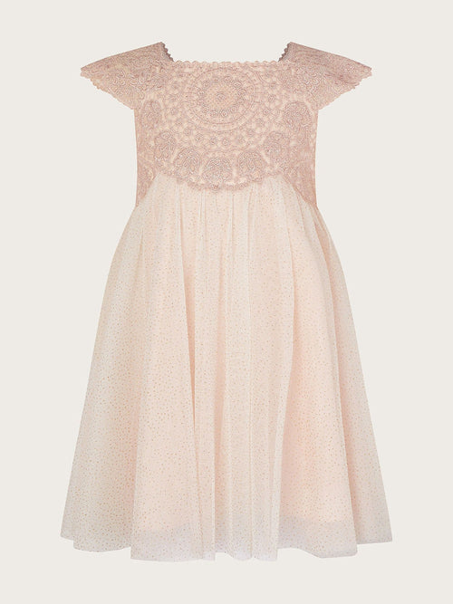 Monsoon Pink Baby Estella Dress image 1