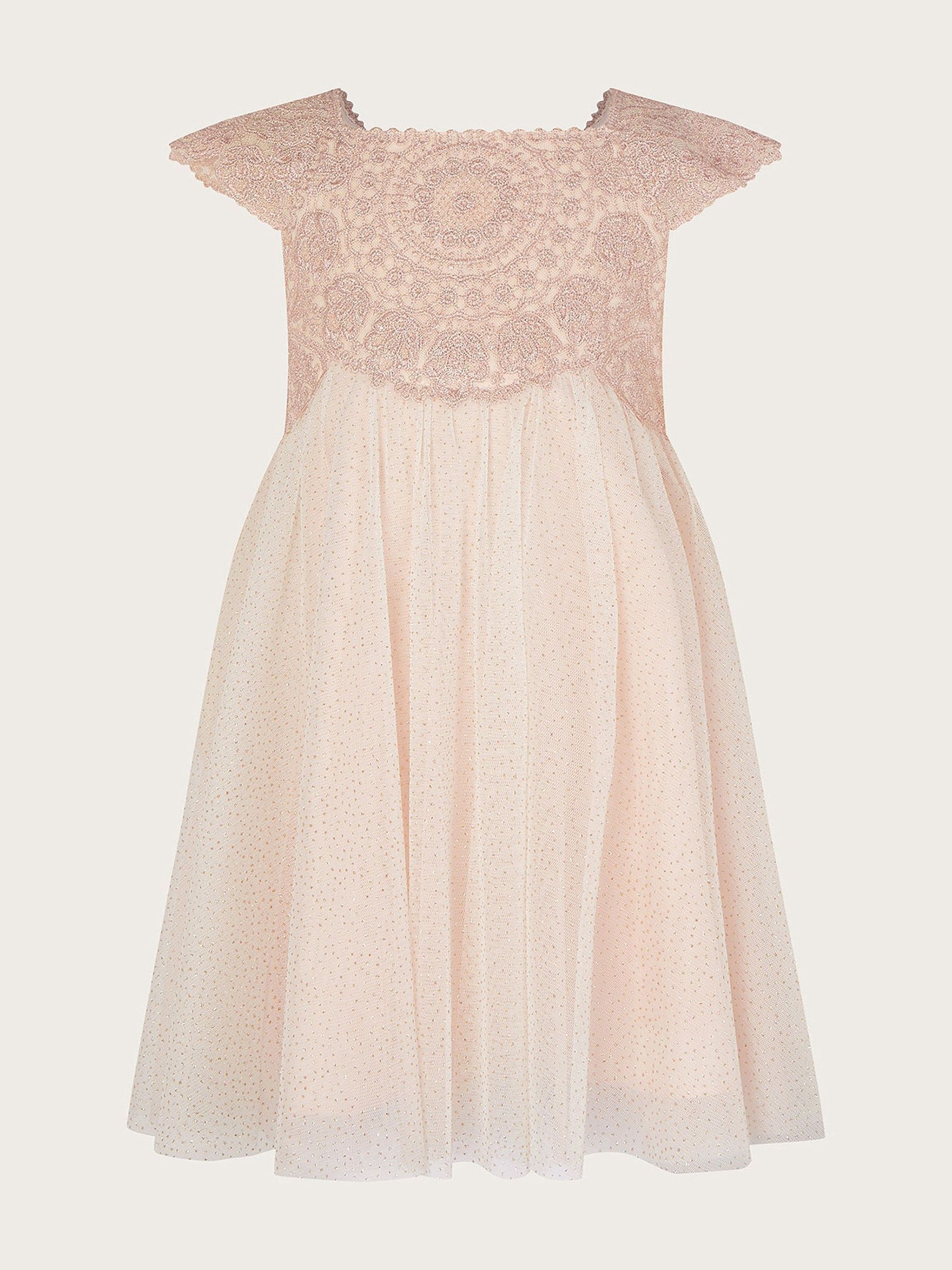 Monsoon Pink Baby Estella Dress image 1