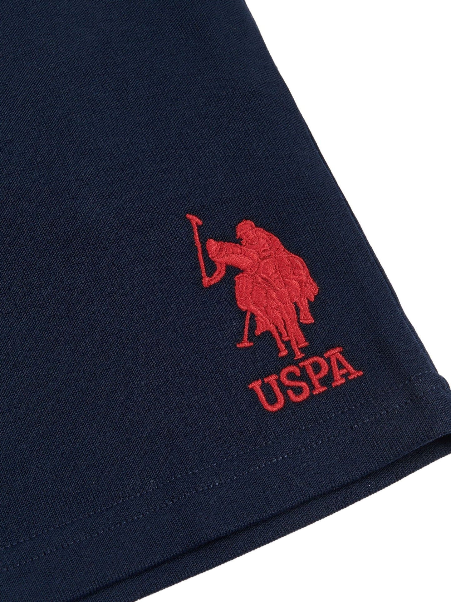 Dsiney Kidz - U.S. Polo Assn. Blue Boys 100% Cotton Player 3 Sweat Shorts image 7