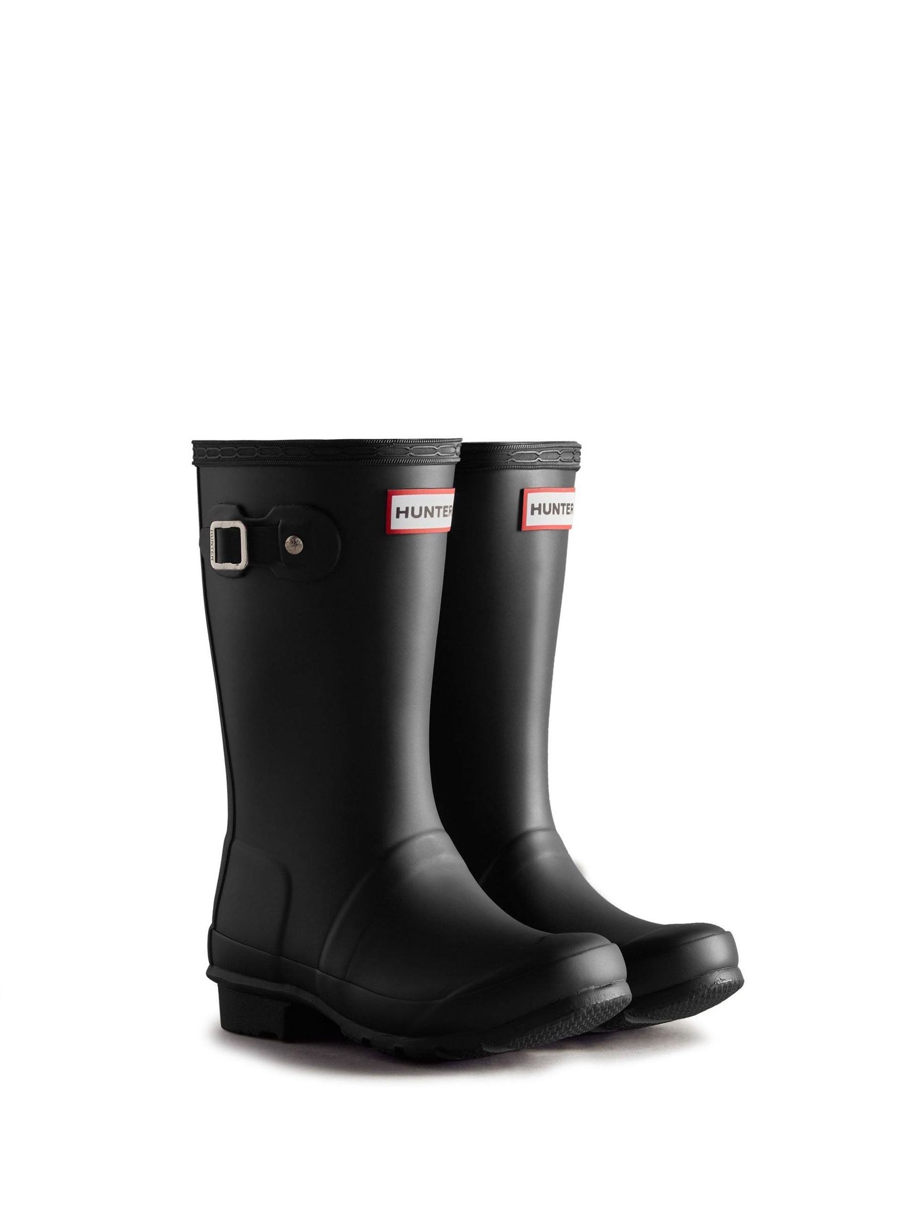 Hunter Black Big Kids Original Wellies image 2