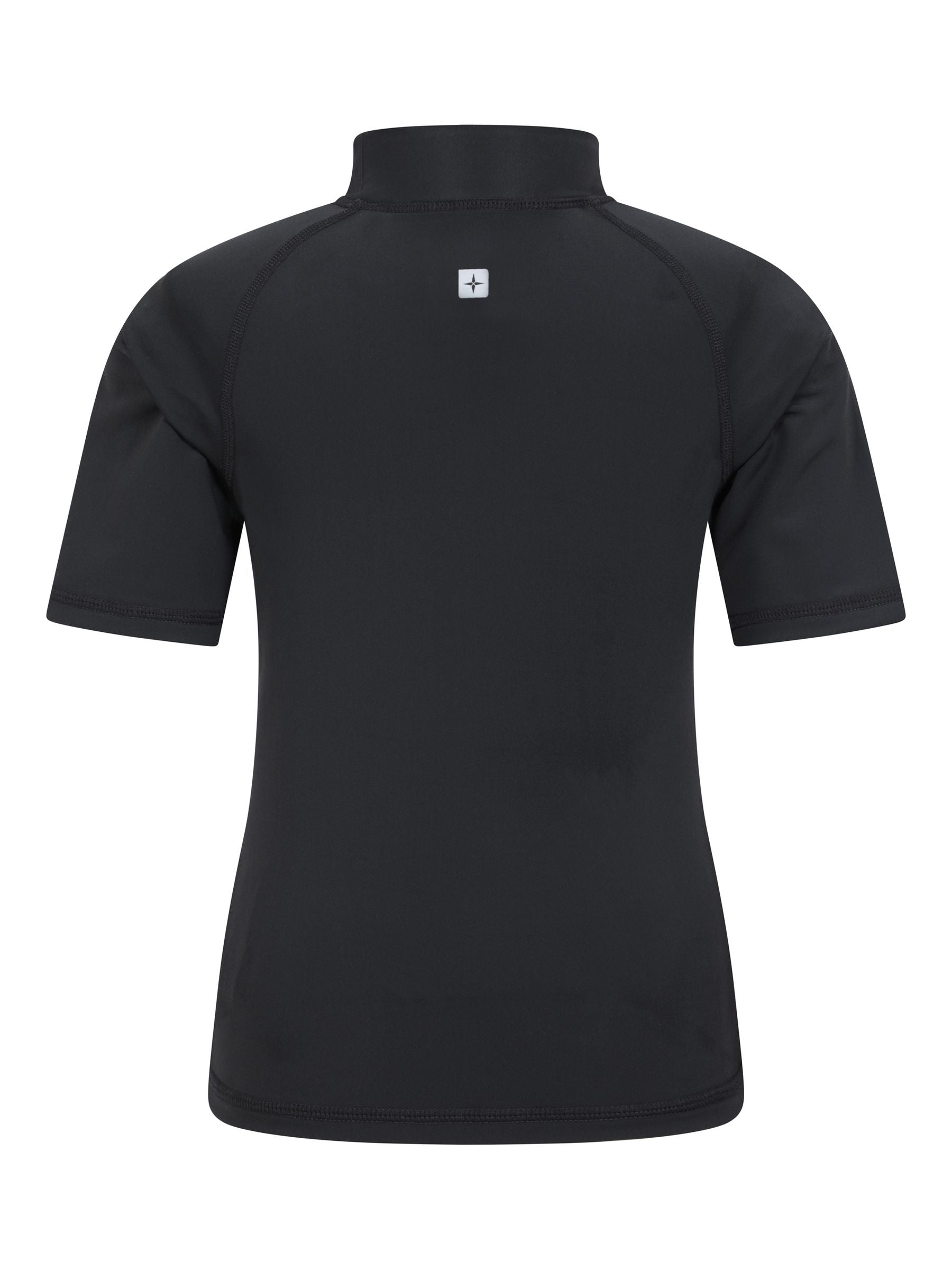 Mountain Warehouse Black Short Sleeved Rash Vest image 4