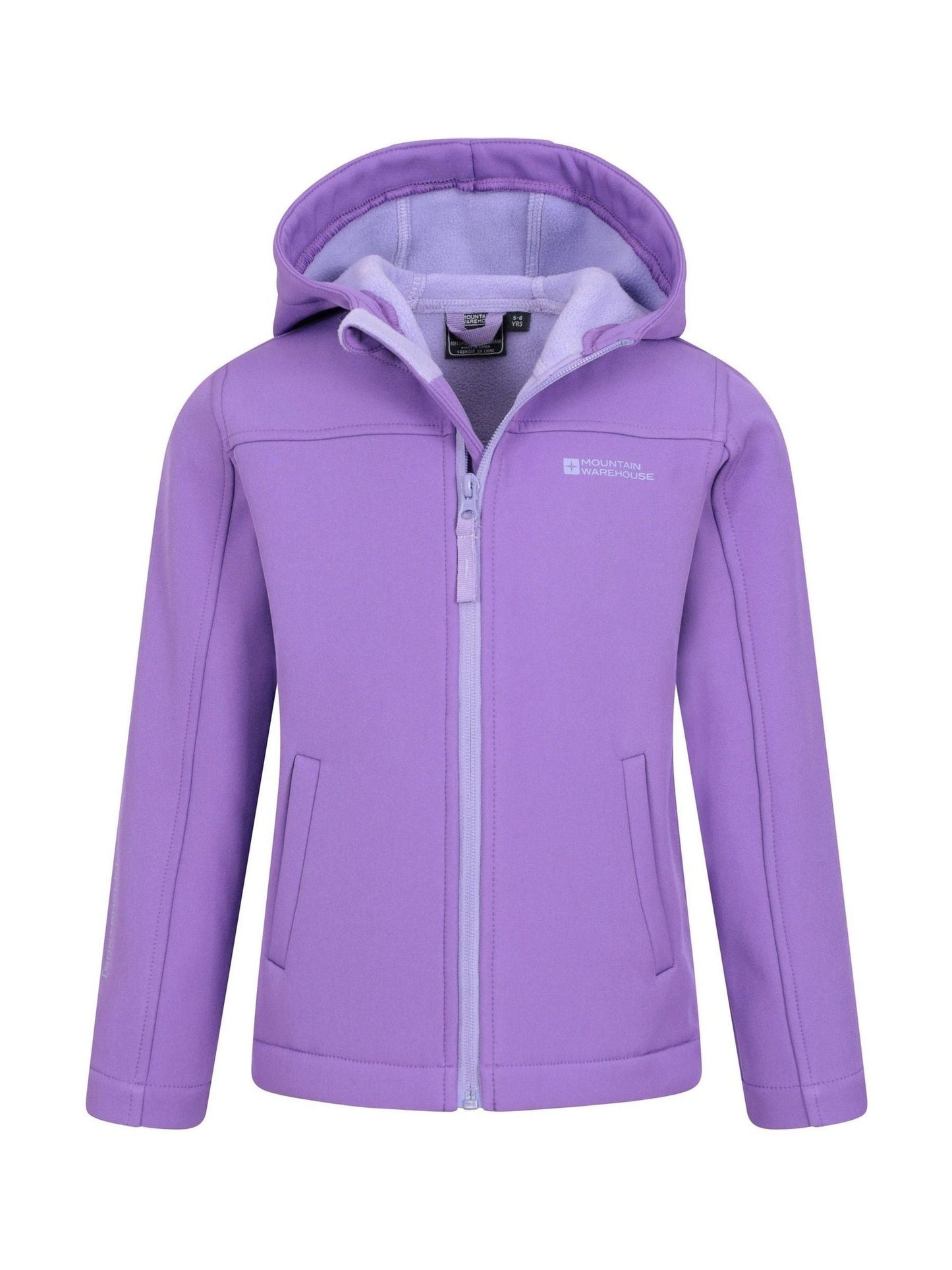Dsiney Kidz - Mountain Warehouse Purple Chrome Exodus Kids Water Resistant Softshell Jacket image 1