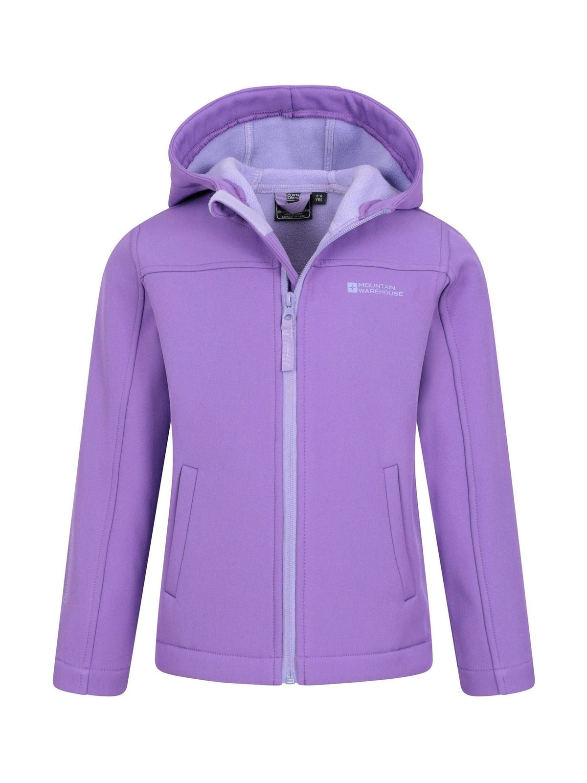 Dsiney Kidz - Mountain Warehouse Purple Chrome Exodus Kids Water Resistant Softshell Jacket image 1