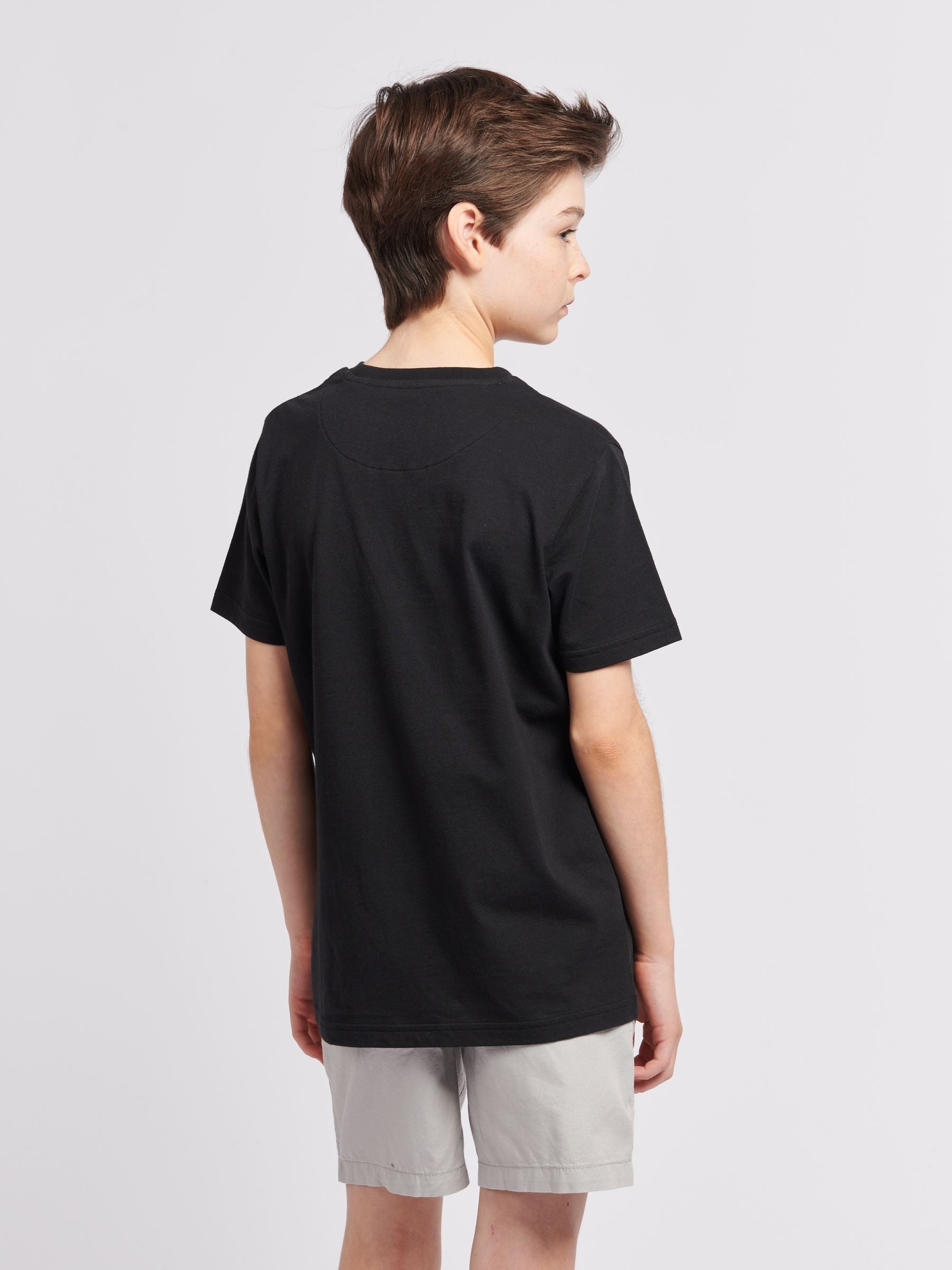Dsiney Kidz - Lee Black Wobbly Graphic Print T-Shirt image 3