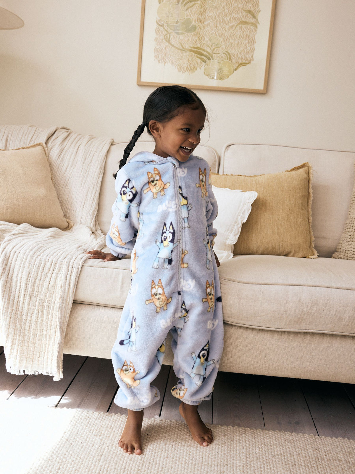 Blue Fleece All-In-One (2-10yrs) - image 1