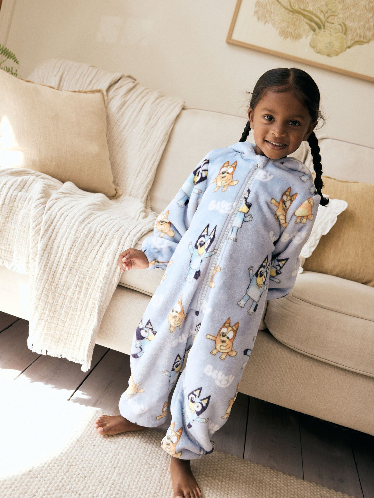 Blue Fleece All-In-One (2-10yrs) - image 2