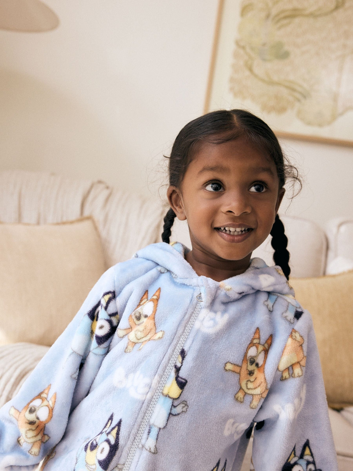 Blue Fleece All-In-One (2-10yrs) - image 4