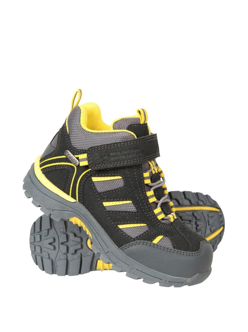 Mountain Warehouse Black Junior Drift Waterproof Walking Boots image 1