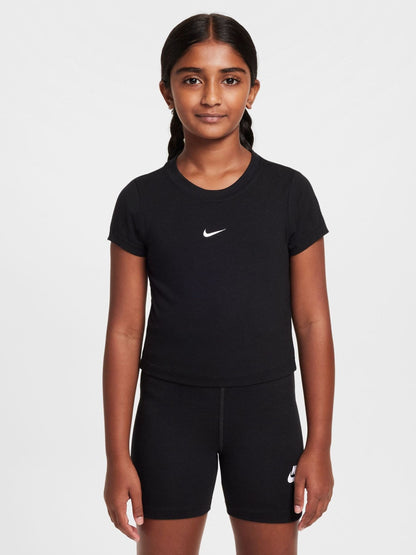 Dsiney Kidz - Nike Black Cropped T-Shirt image 1