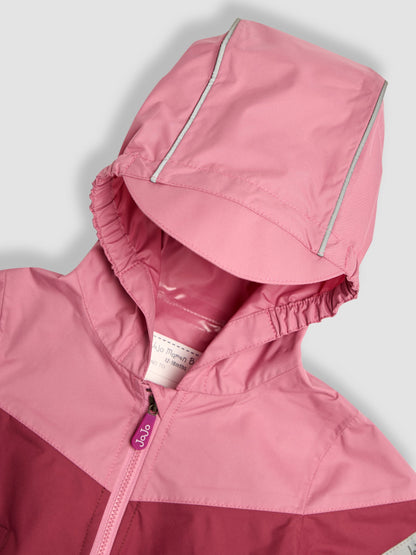 Dsiney Kidz - JoJo Maman Bébé Bright Pink Pack-Away Rain Jacket image 4