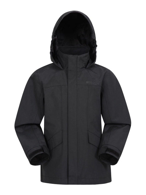 Dsiney Kidz - Mountain Warehouse Black Solar Waterproof Jacket image 1