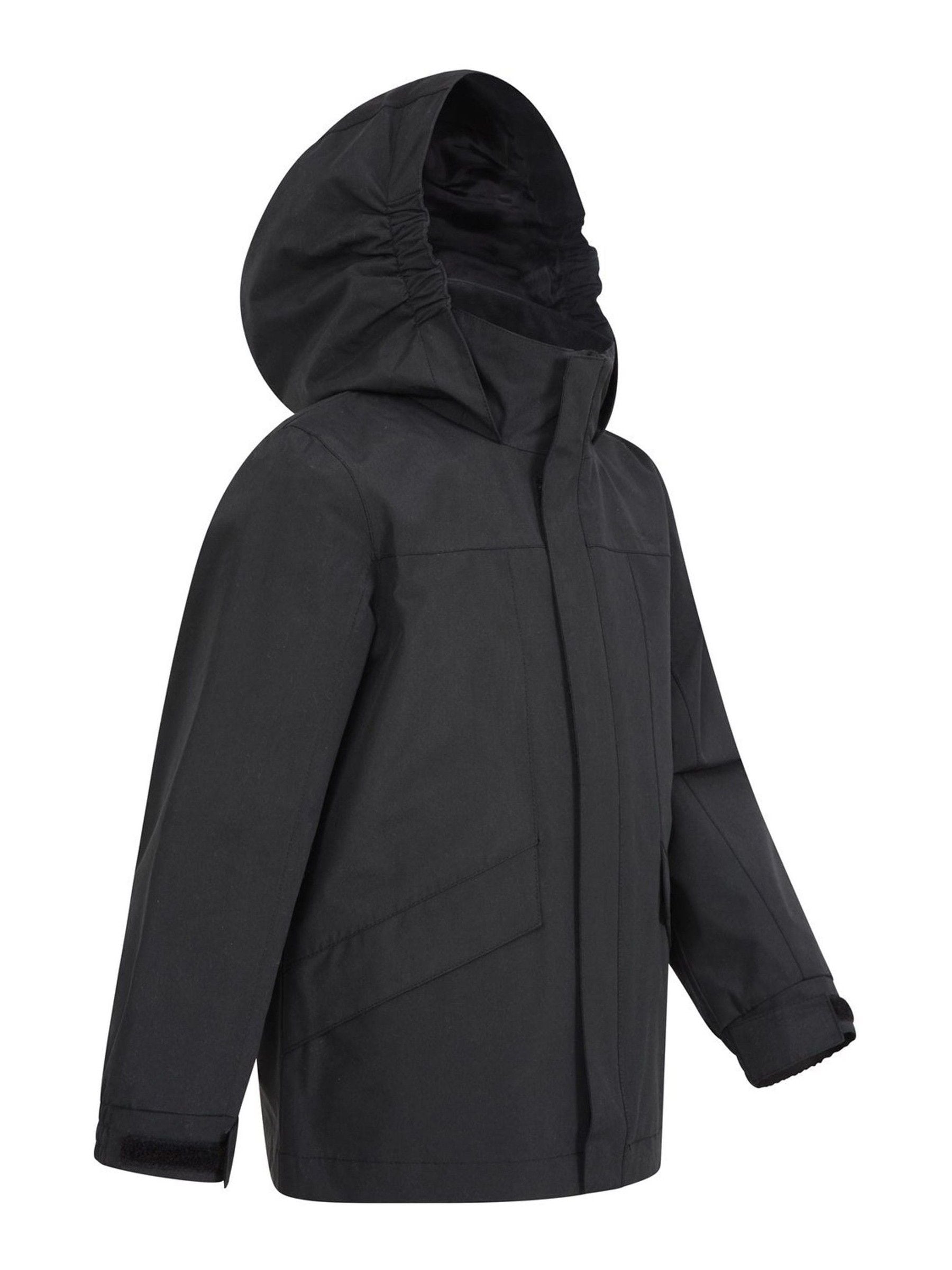 Dsiney Kidz - Mountain Warehouse Black Solar Waterproof Jacket image 2