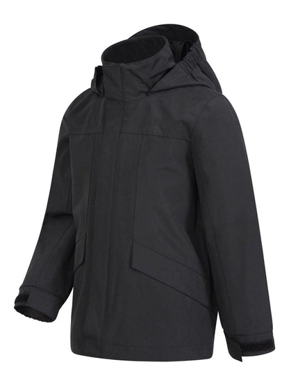 Dsiney Kidz - Mountain Warehouse Black Solar Waterproof Jacket image 4