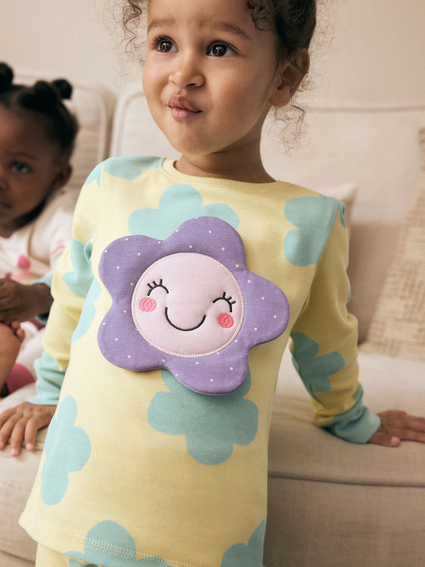 Pastel Cat/ Unicorn/ Flower Long Sleeve Snuggle Pyjamas 3 Pack (9mths-16yrs)