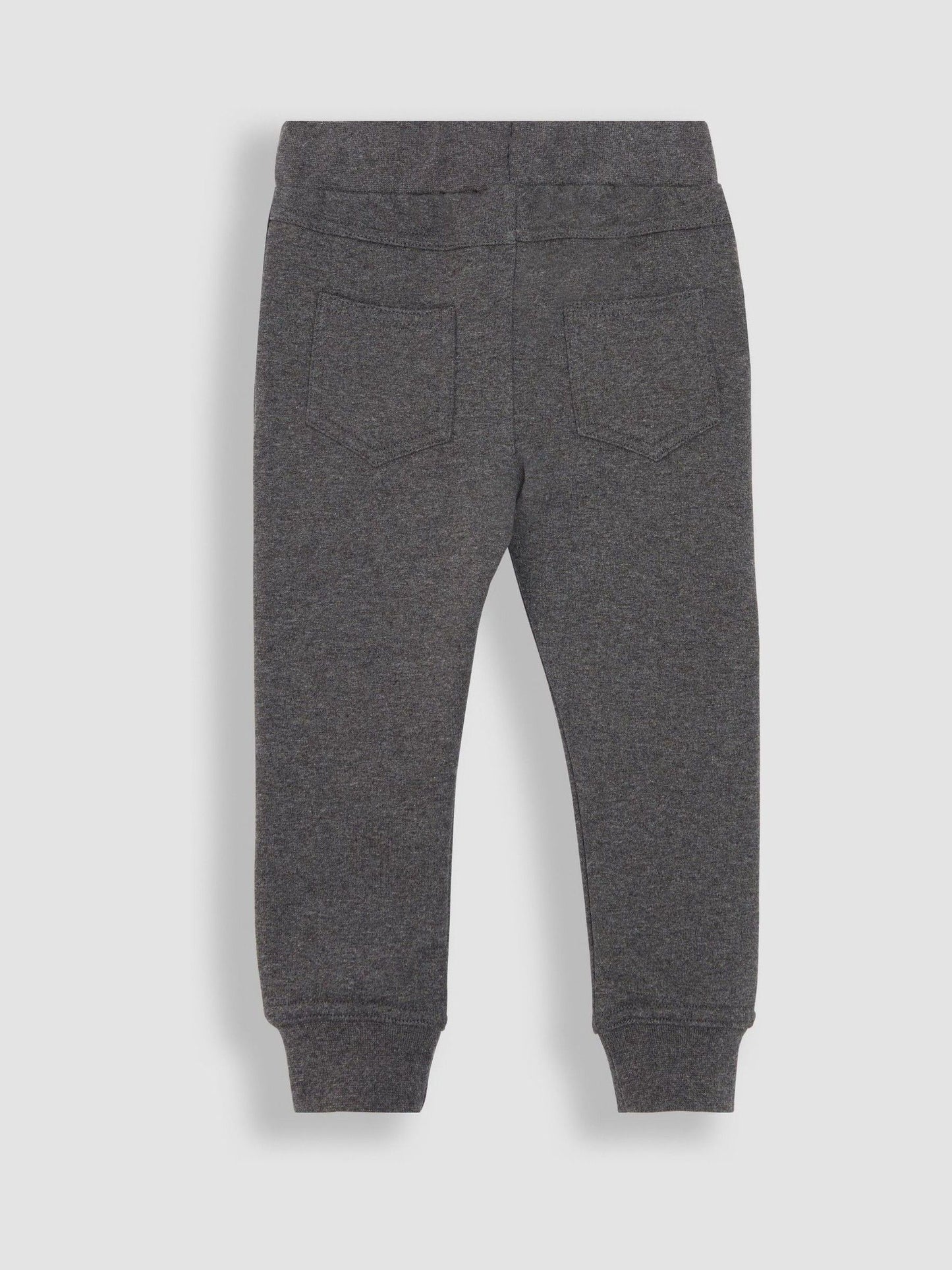 JoJo Maman Bébé Black & Grey Marl 2-Pack Joggers image 5