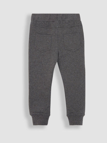 JoJo Maman Bébé Black & Grey Marl 2-Pack Joggers image 5