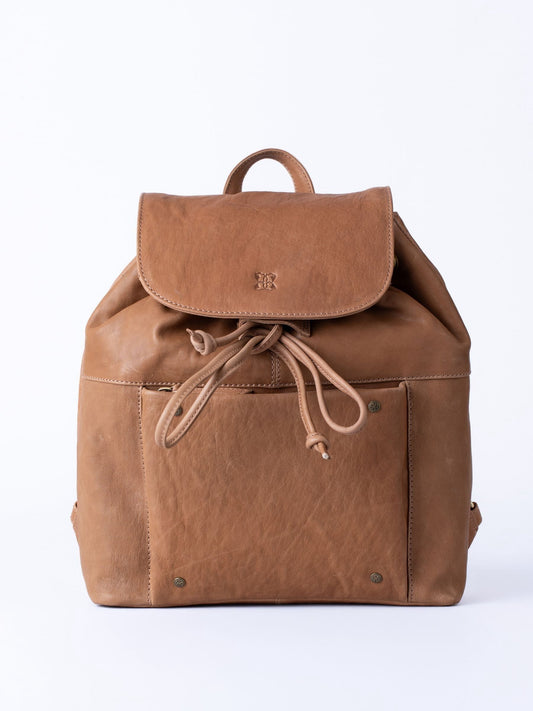 Lakeland Leather Taupe Harstone Backpack image 1