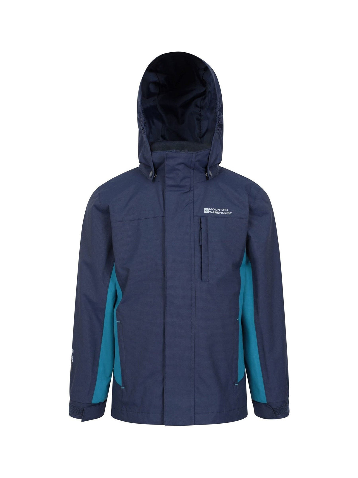 Dsiney Kidz - Mountain Warehouse Navy Blue Cannonball 3 in 1 Waterproof Jacket image 2