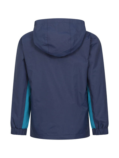 Dsiney Kidz - Mountain Warehouse Navy Blue Cannonball 3 in 1 Waterproof Jacket image 5