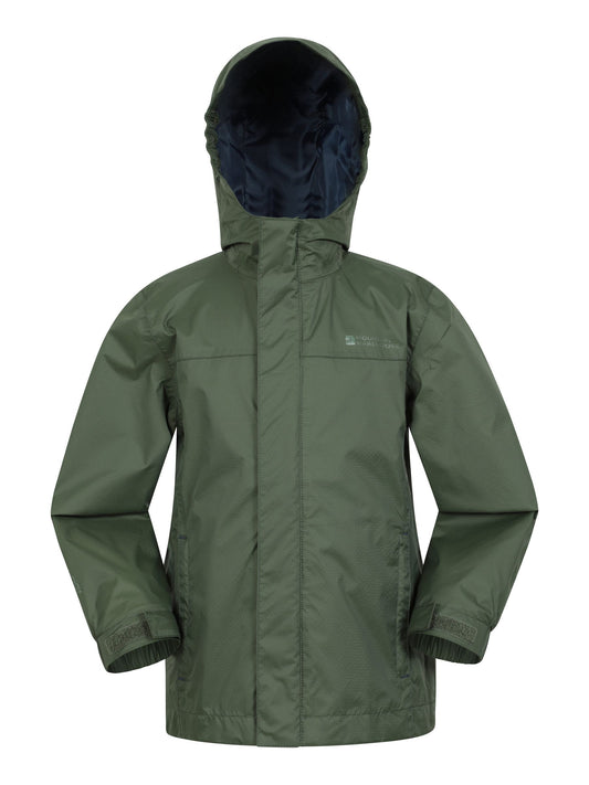 Dsiney Kidz - Mountain Warehouse Denim Green Torrent Waterproof Jacket image 1