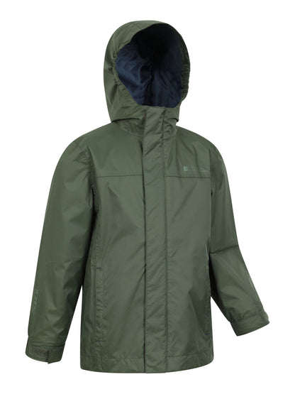 Dsiney Kidz - Mountain Warehouse Denim Green Torrent Waterproof Jacket image 2