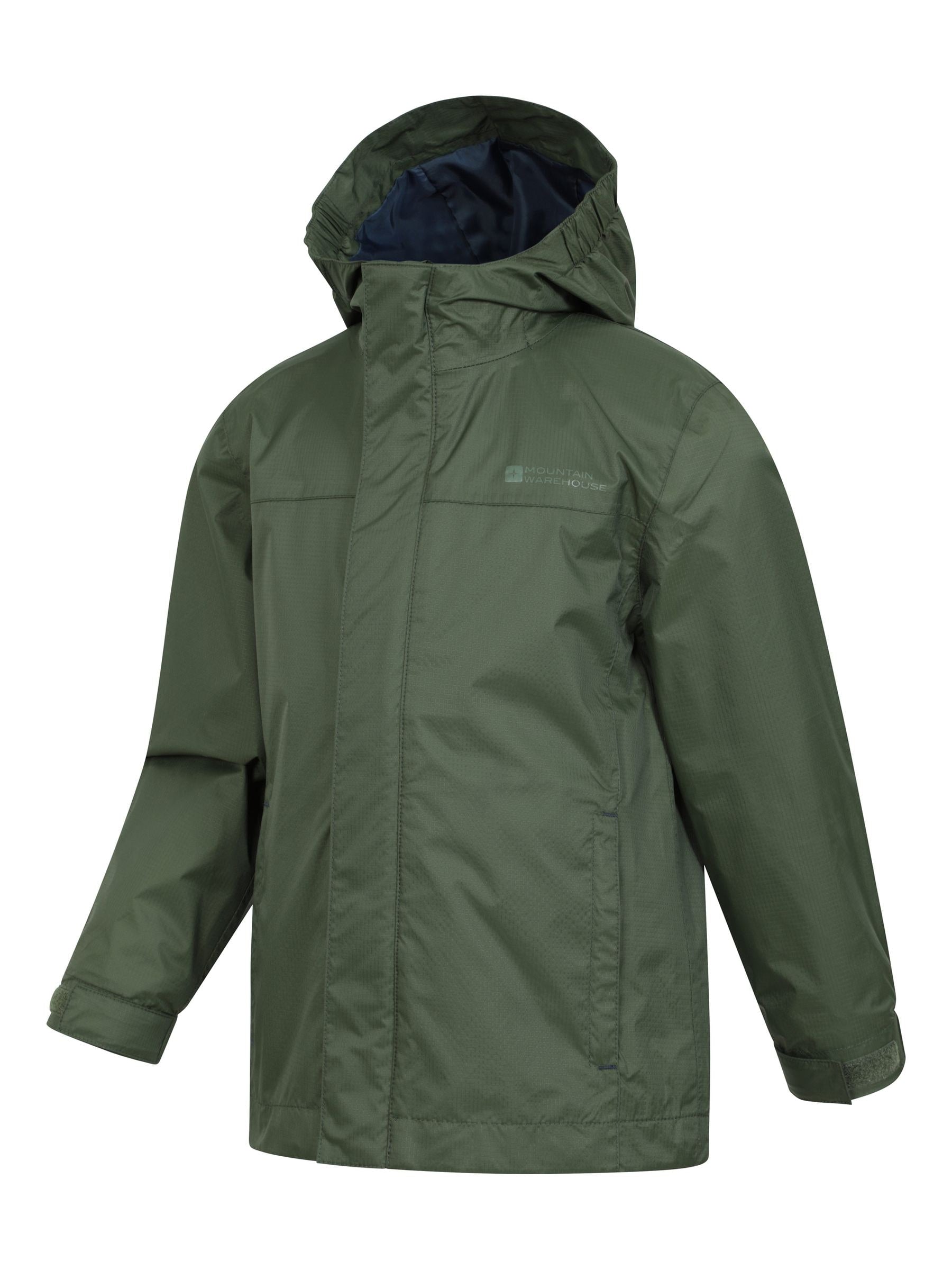 Dsiney Kidz - Mountain Warehouse Denim Green Torrent Waterproof Jacket image 4