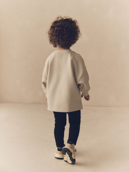 Dsiney Kidz - Grey/Ochre Yellow 2 Pack Long Sleeve T-Shirt & Leggings Set (3mths-7yrs) image 4