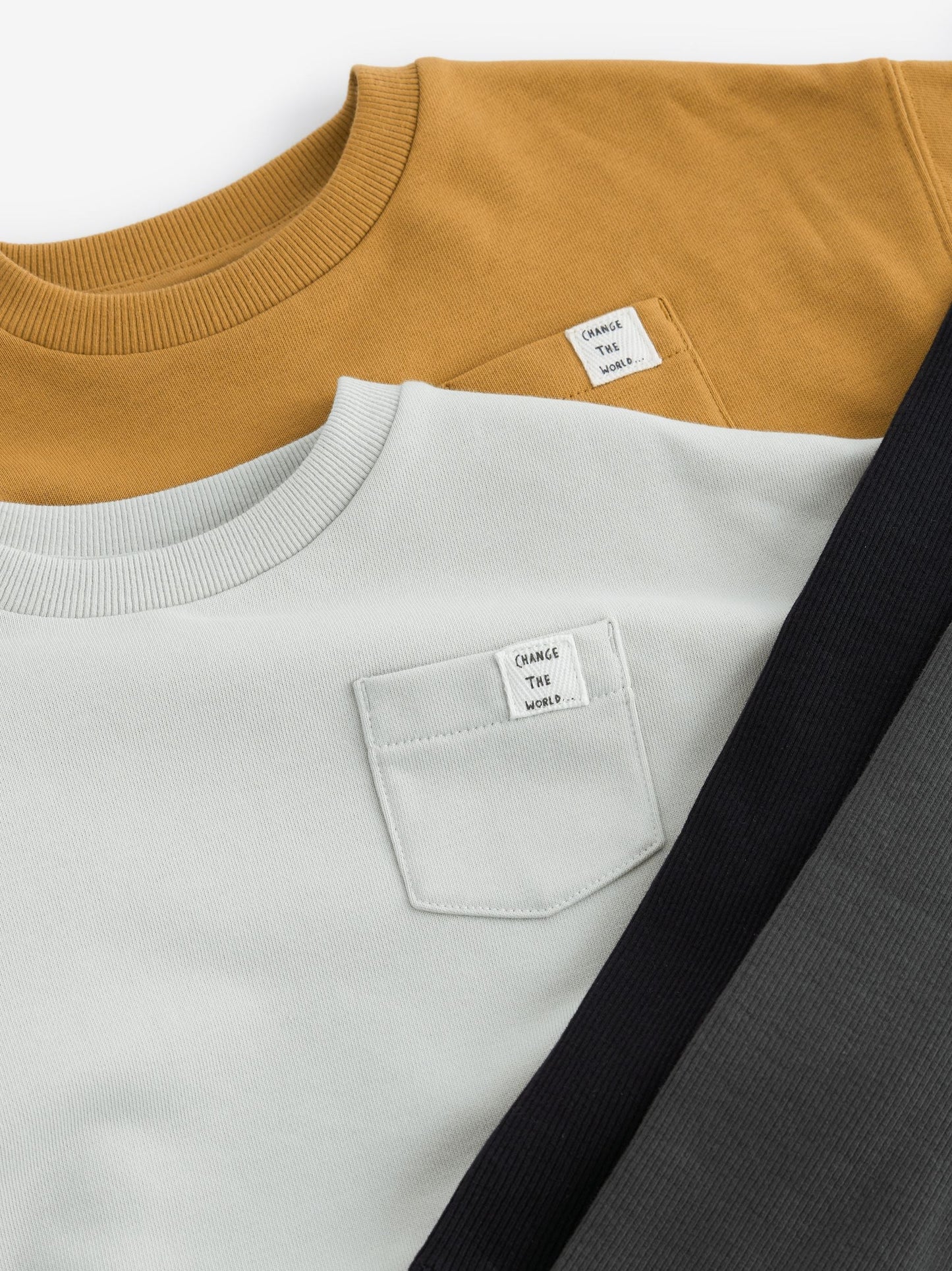 Dsiney Kidz - Grey/Ochre Yellow 2 Pack Long Sleeve T-Shirt & Leggings Set (3mths-7yrs) image 9
