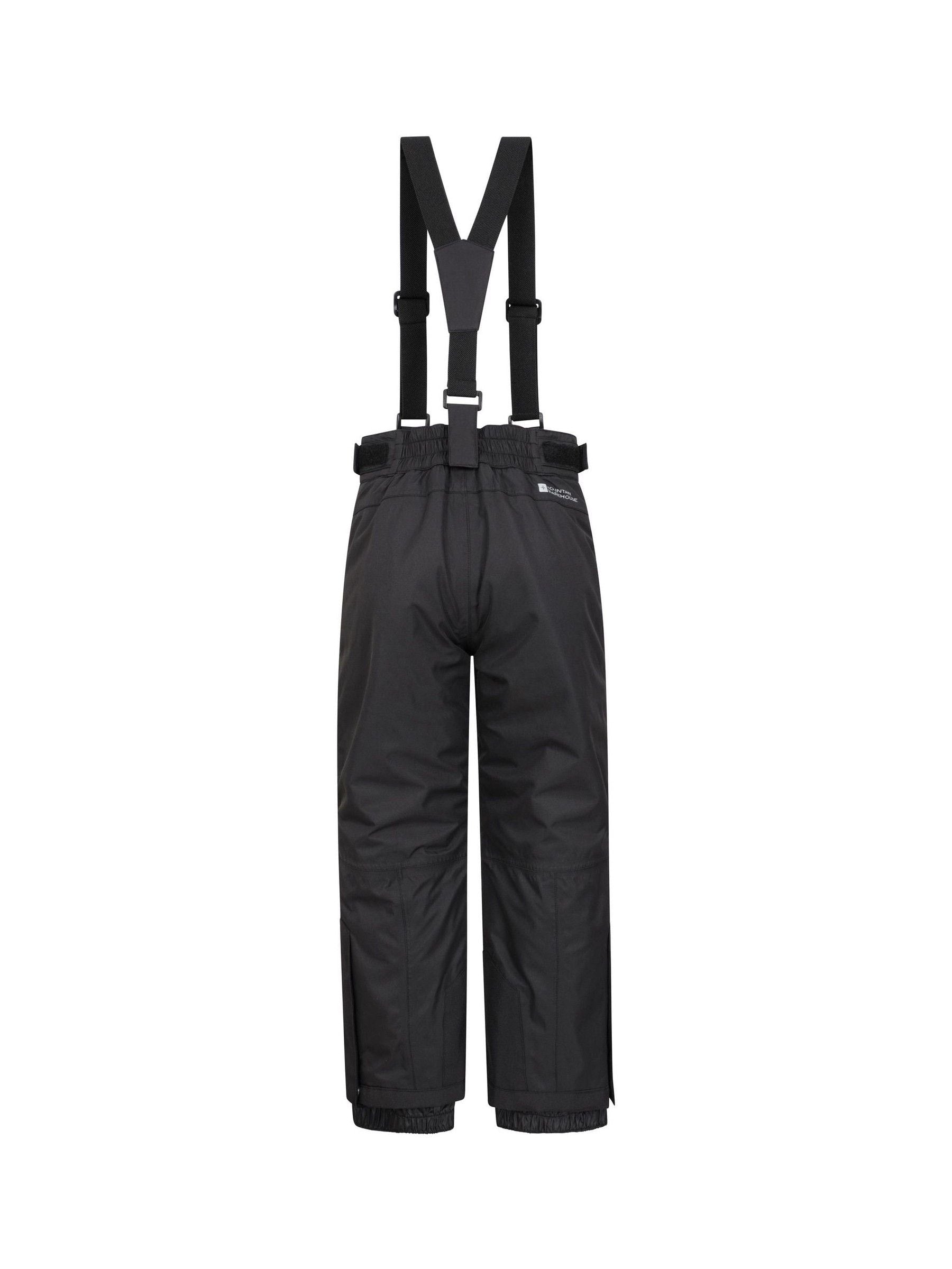 Mountain Warehouse Black Falcon Extreme Waterproof Ski Trousers image 4