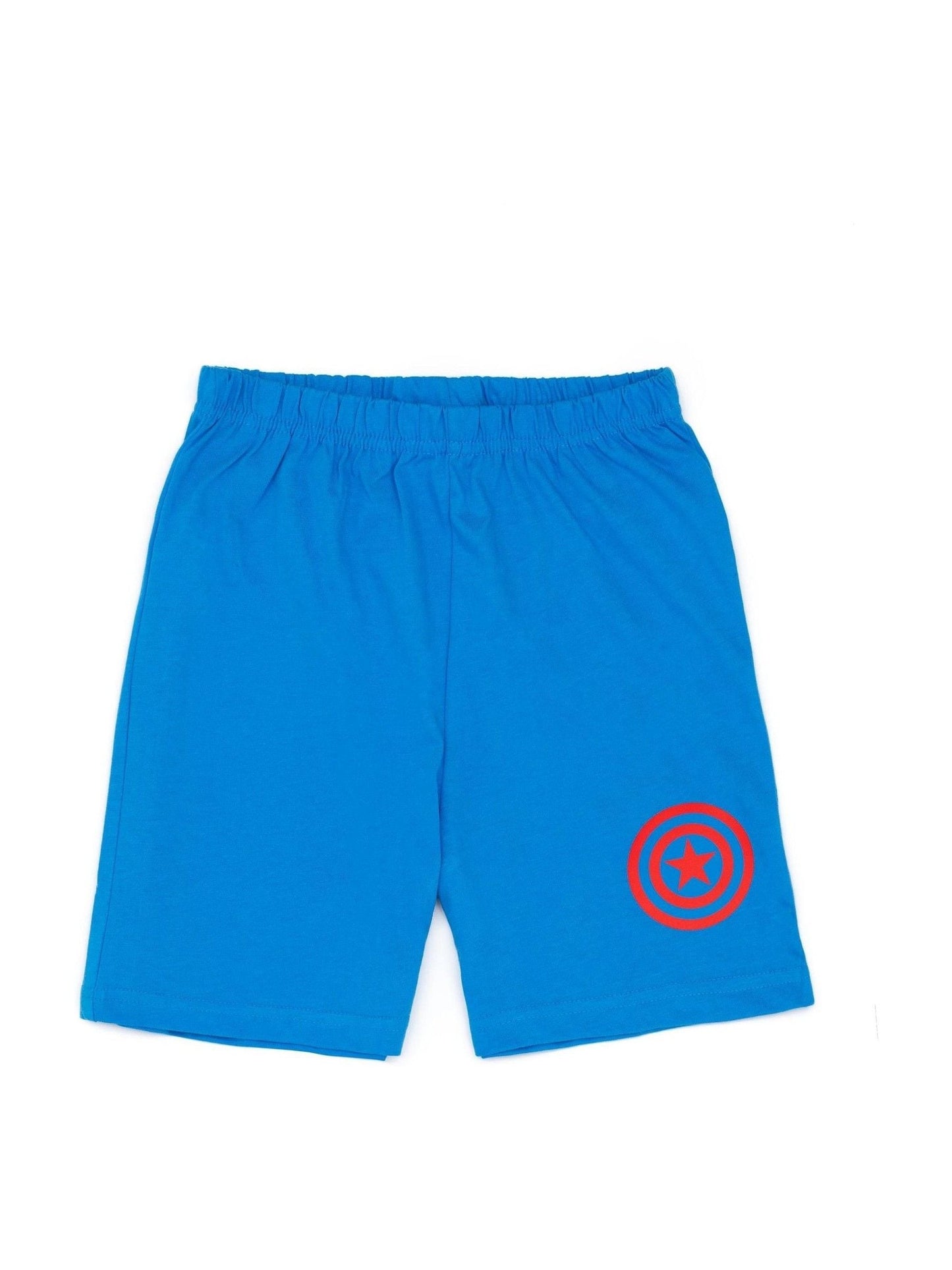 Dsiney Kidz - Vanilla Underground Blue Boys 100% Cotton Captain America Short Pyjamas image 3