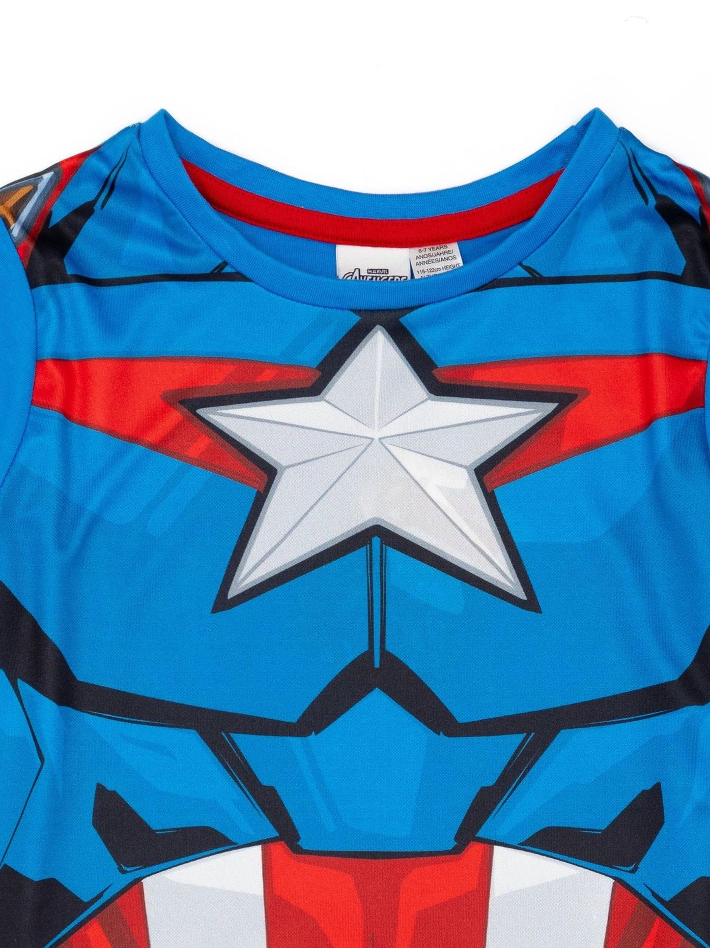 Dsiney Kidz - Vanilla Underground Blue Boys 100% Cotton Captain America Short Pyjamas image 5