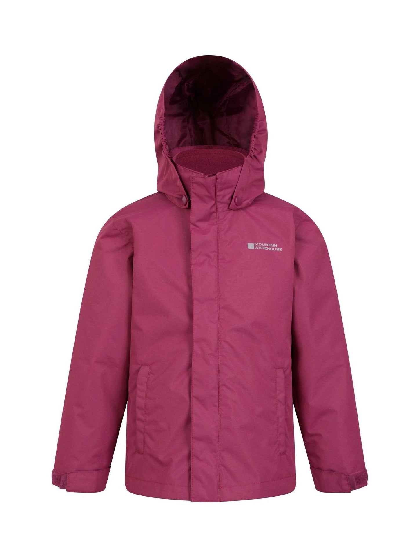Dsiney Kidz - Mountain Warehouse Burgundy Red Fell 3-In-1 Water Resistant Jacket image 5
