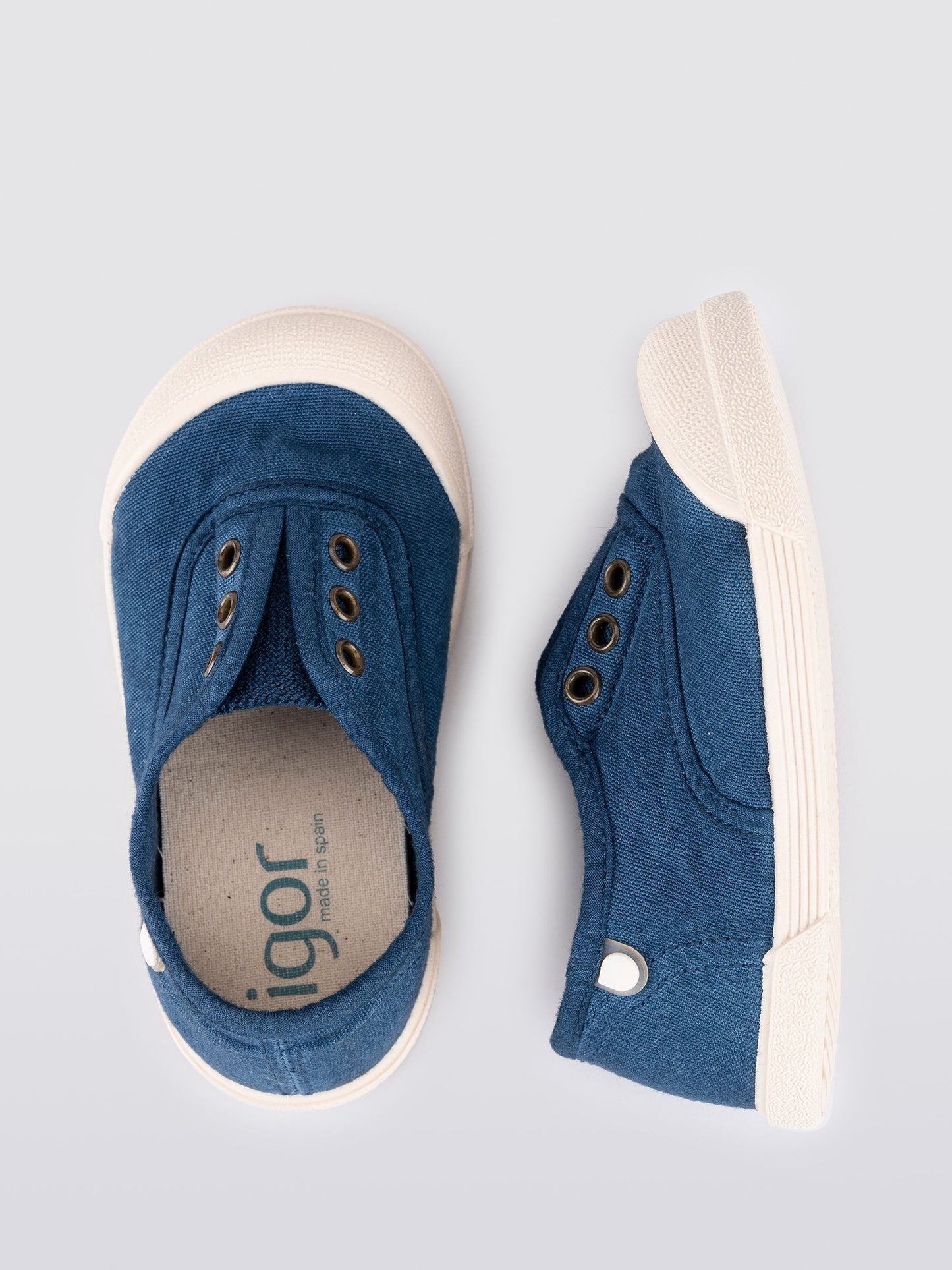 Igor Blue Lona Canvas Plimsolls Shoes image 6